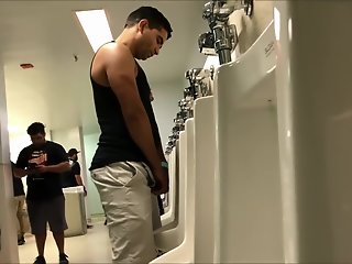 college gym piss   