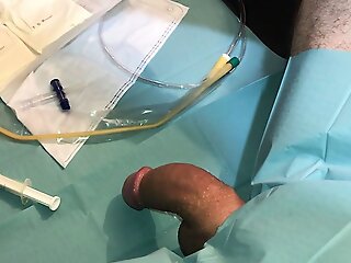 first time painful catheter insertion peehole