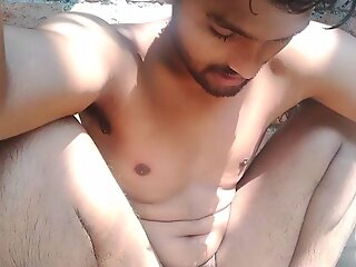 indian style outdoors forest masturbated collage