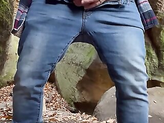 ginger dad thick bearded fuck outdoors